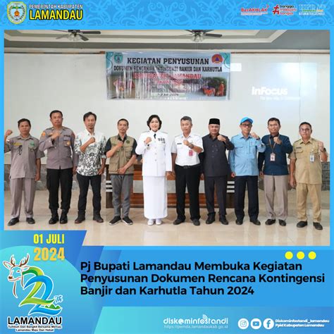 Pj Bupati Lamandau Membuka Kegiatan Penyusunan Dokumen Rencana