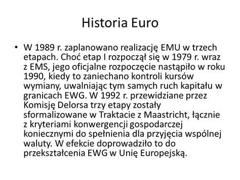 Wspólna waluta EURO ppt pobierz