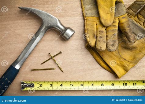 Construction Hammer And Tools Background Stock Images Image 16240384
