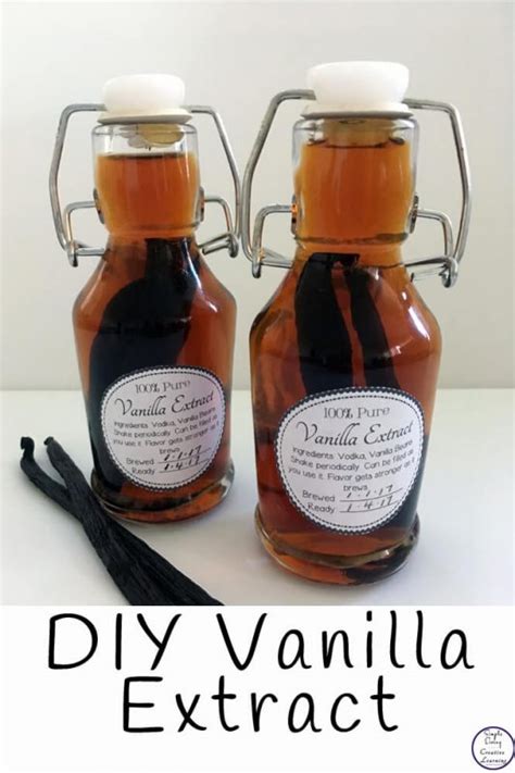 Diy Homemade Vanilla Extract Simple Living Creative Learning