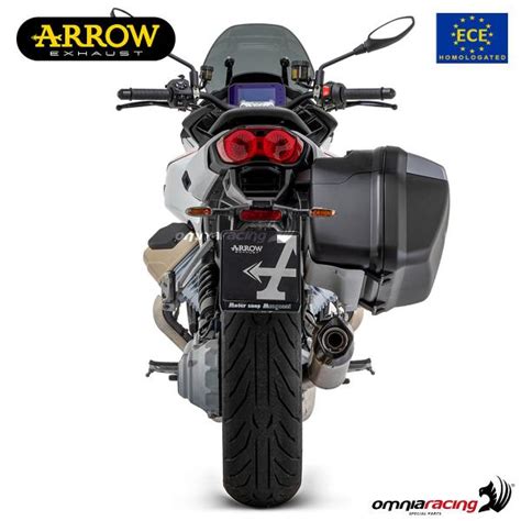 Arrow Exhaust Indy Race Slip On Titanium Approved For Moto Guzzi