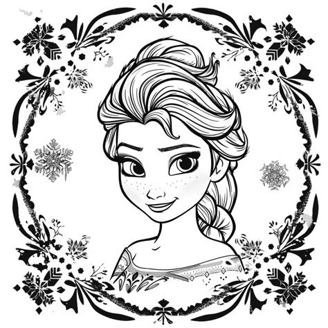 Dibujo De Elsa De Frozen Para Colorear