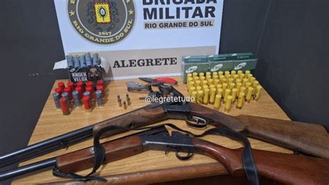 Patrulha Rural Apreende Armas E Muni Es Na Localidade Do Capivari