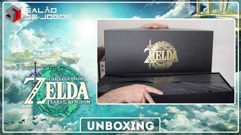 Unboxing Press Kit De Colecionador The Legend Of Zelda Tears Of The