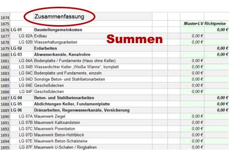 Muster Lv Faq Leistungsverzeichnis Erstellen