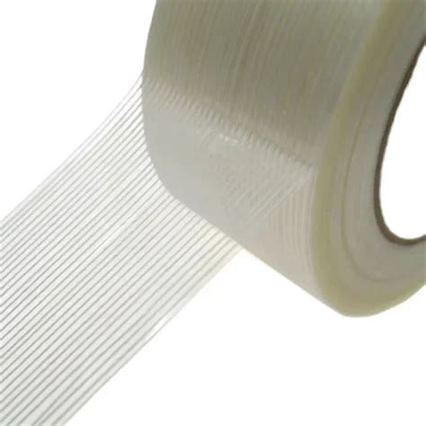 50m High Viscosity Glass Fibre Double Sided Mesh Tape Glass Grid Fiber