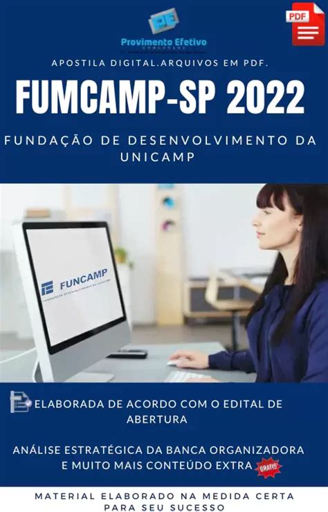 Provimento Efetivo Concursos Apostila Funcamp Sp M Dico