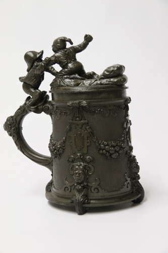 Th Century Historical Military Commemorative Pewter Stein Circa