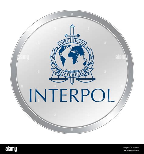 Interpol logo icon Stock Photo - Alamy