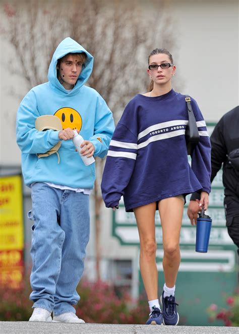 Is Hailey Bieber Wearing Justin’s Sweater? | Vogue