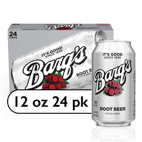 Barq S Root Beer Soda Soft Drink 12 Fl Oz 24 Pack Walmart