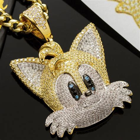 Tails Necklace Sonic The Hedgehog Jewelry King Ice