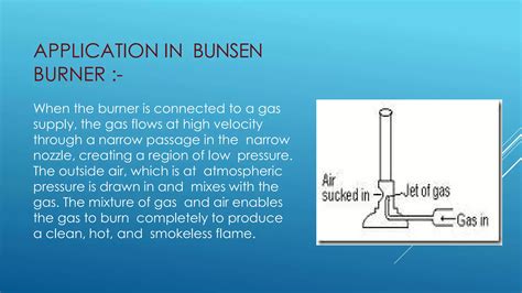 Applications And Principle Of Bernoulli Equation Energy Conservation Ppt