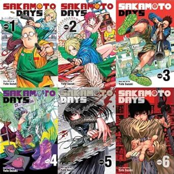 Sakamoto Days Vol 1 6 Manga Bundle Set 6 Book Collection Yuto