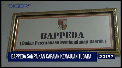 Bappeda Sampaikan Capaian Kemajuan Tubaba Youtube