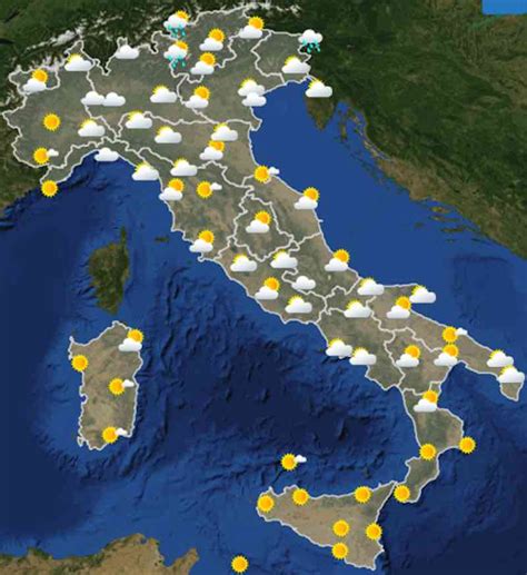 Meteo domani e dopodomani previsioni mercoledì 17 e giovedì 18 luglio