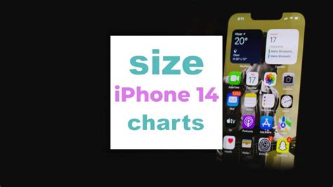 iPhone 14 Size Chart, Screen Dimensions and Size Comparison