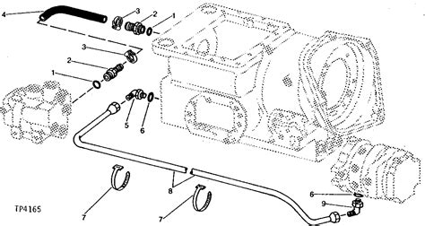 710b Backhoe Loader Hydraulic Pump And Priority Valve Drain Lines