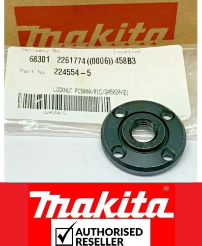 Makita Angle Grinder Outer Lock Nut Flange DGA508 DGA506 DGA455 6