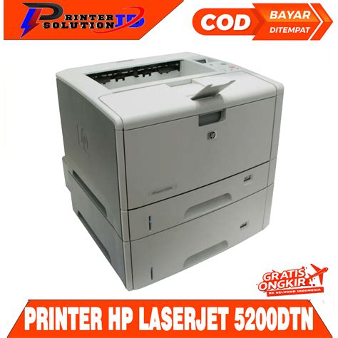 Jual Printer Hp Laserjet 5200dtn A3 Hitam Putih Bisa Print Master Shopee Indonesia