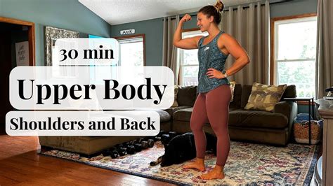 30 Min Dumbbell Upper Body Workout At Home Shoulders And Back Focused