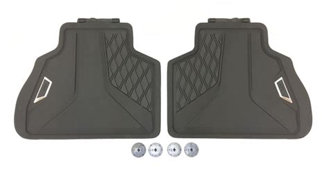 Genuine Bmw 51 47 2 458 554 G06 X6 All Weather Rubber Floor Mats Set Rear Free Shipping On