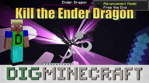 Kill The Ender Dragon In Minecraft YouTube