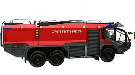 Rosenbauer Panther 6x6 Fire Truck 3D Model $124 - .max .3ds .fbx .obj ...