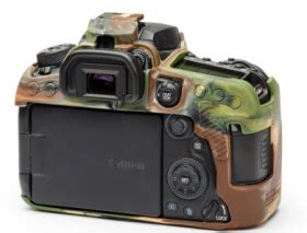 Easycover Capa Silicone Camuflagem Para Canon D