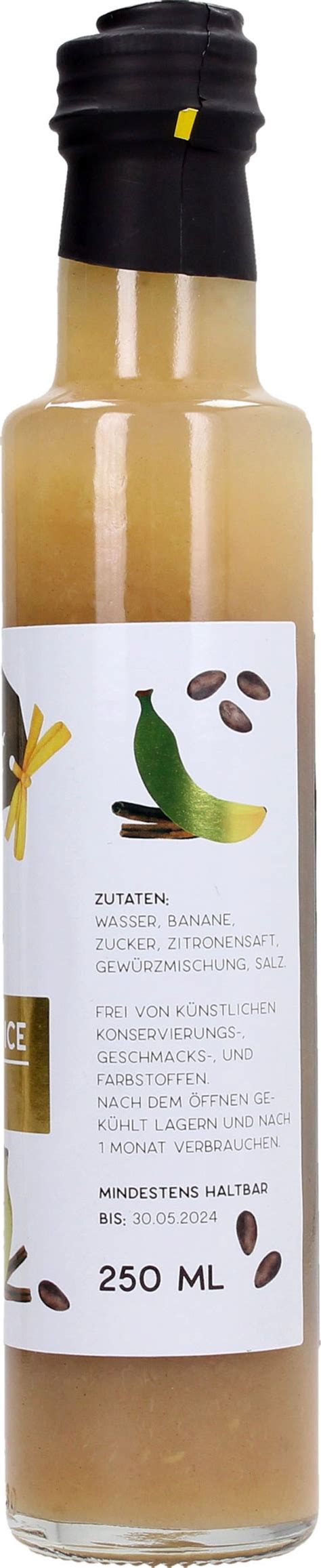 Ehrenwort Sirop Banana Spice 250 Ml Boutique En Ligne Piccantino