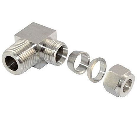 Double Ferrule Compression Fittings For Pneumatic Connections Size 2