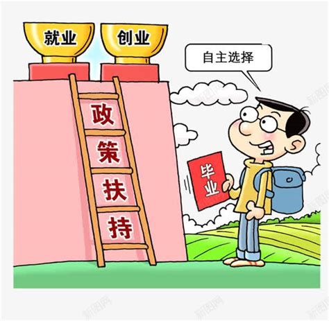 创业就业优惠扶持政策png图片免费下载 素材7jywkgjgv 新图网