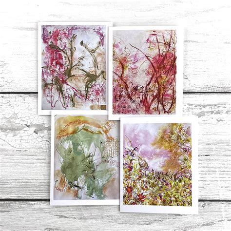 Blank Greeting Card 4 Pack 2 - BrainVessel Gallery