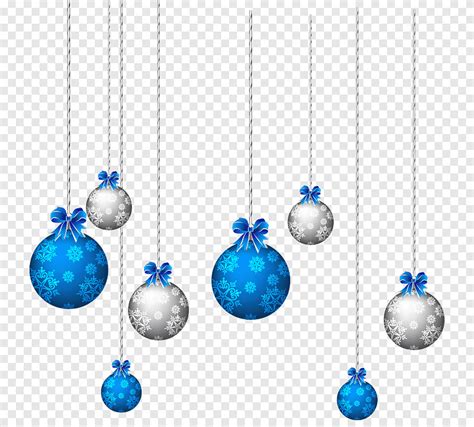 Christmas Blue And White Hanging Christmas Balls Blue And Gray