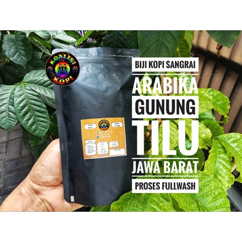 Jual Biji Kopi Bubuk Arabika Gunung Tilu Jawa Barat Proses Fullwash