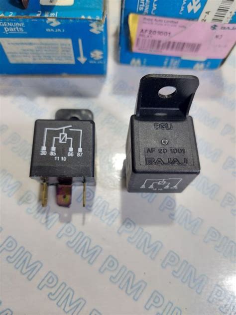 RELAY Merk BAJAJ 12V 30A KAKI 4 RELAY KLAKSON LAMPU Lazada