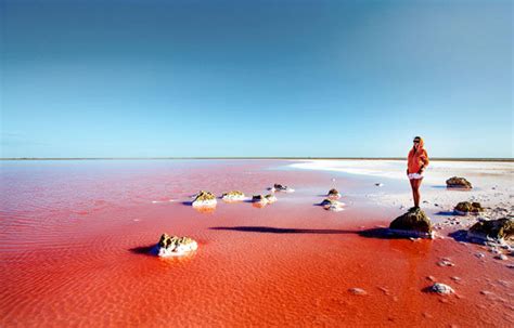 Red Lake In Ukraine Looks Like It Should Be On Mars Daily Star