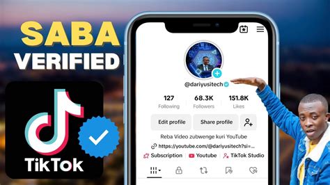 Uko Wasaba Verified Kuri Tiktok Verification On Tiktok Youtube