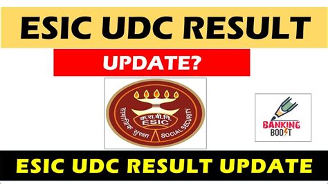 Esic Udc Result Update Esic Udc Result Dates Youtube