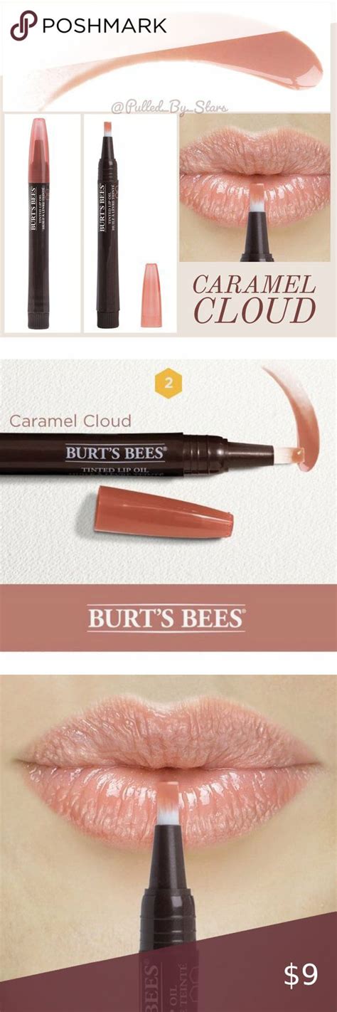 Burt S Bees Natural Moisturizing Tinted Lip Oil Caramel Cloud