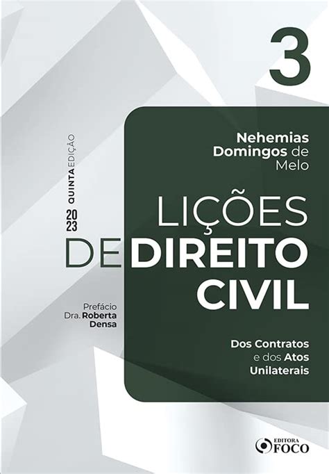 Livro Li Es De Direito Civil Volume Ed Dos Contratos