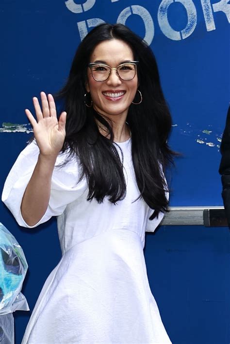 ALI WONG Leaves Good Morning America Studios in New York 04/05/2023