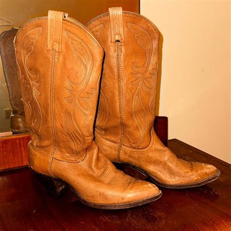 Dan Post Shoes Vintage 99s Genuine Leather Dan Post Cowboy Boots Poshmark