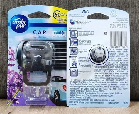 Liquid Glass Ambi Pur Car Air Freshener Packaging Type Bottle At Rs