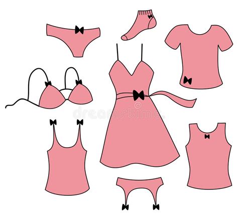 Lingerie Ilustra O Do Vetor Ilustra O De Stylish Knickers