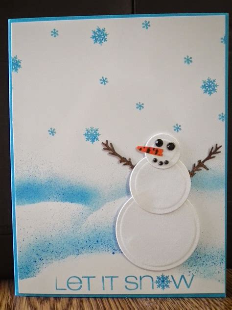 Crafty Card Tricks Let It Snow Card