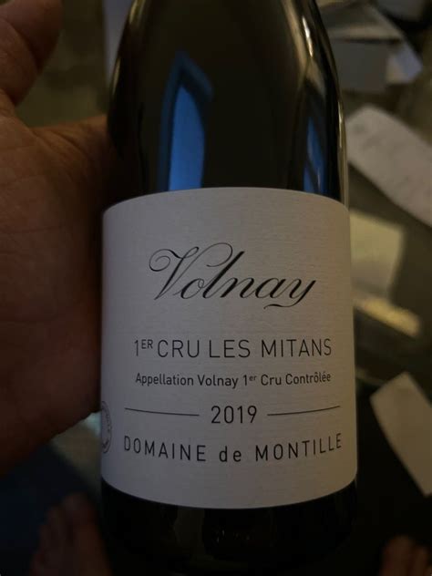 2019 Domaine De Montille Volnay 1er Cru Les Mitans France Burgundy