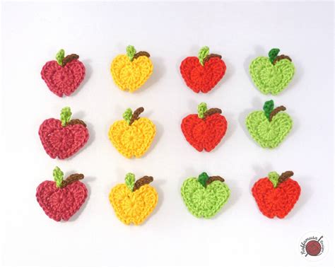 Free Apple Crochet Patterns Eyeloveknots