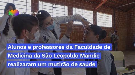 Alunos e professores da Faculdade de Medicina da São Leopoldo Mandic