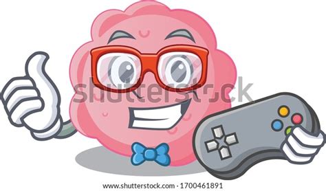 Mascot Design Concept Anaplasma Phagocytophilum Gamer Stock Vector